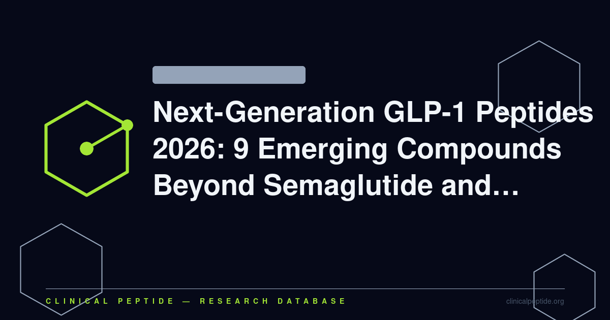 Abstract molecular pipeline motif representing nine emerging GLP-1 and amylin receptor peptides in obesity research.